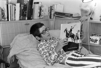 Swimmer Francoise Monod, 1971.