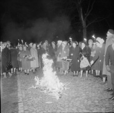Demonstration on the day of the women's right to vote, 1961.