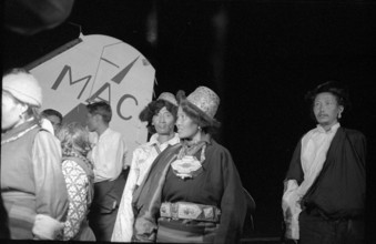 Arrival of the first Tibetan refugees in Switzerland, Kloten 1961.