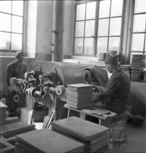 Frutigen, Production of slates; 1946.