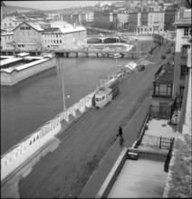 Reconstruction Work at the Limmatquai, 1949.