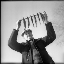 Smoking whitefish in Neuchatel 1956.