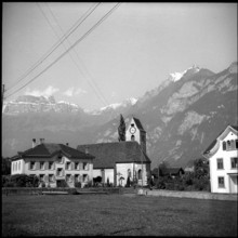 Church in Flums, 1940.