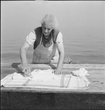 Washing at the Lake Constanze, 1941.