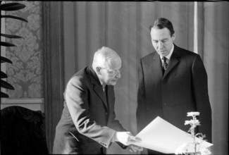 Hans-Peter Tschudi, Manfred Bleuler 1972.