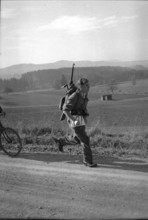 Winner Hans Frischknecht, arms race Frauenfeld 1947.