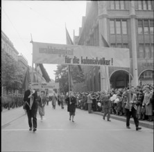 May Day demonstration in Zurich 1957.