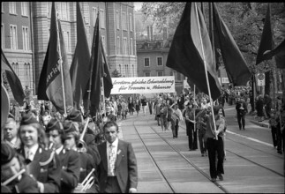 May Day demonstration in Zurich 1972.