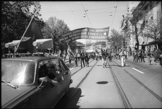May Day demonstration in 4th district, Zurich 1973.