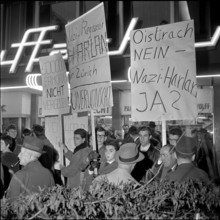 Protest against film directed by Veit Harlan; 1962.