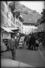 Market in Lenzburg 1966.