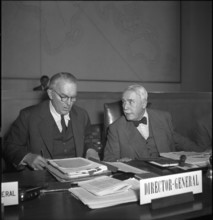 Meeting of the International Refugees Organization, IRO 1948.