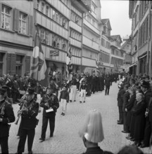 Innerrhoden government at voter's meeting parade 1942.