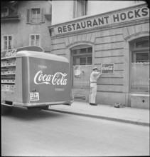 Coca-Cola, delivery truck, 1950.