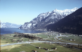 Gotthard Tunnel construction 1980.