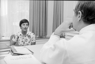 Teenager at the doctor's practice 1973.