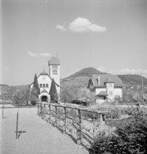 Springtime, unknown village, circa in 1948.