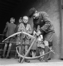 Boys with the crossbow, 1944.