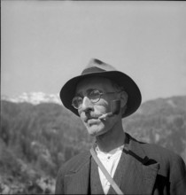 Man in the Puschlav, 1942.