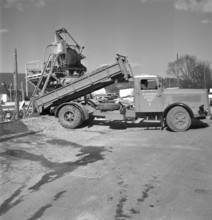 Aarau, bridge under construction;  1949.