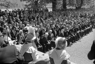 First Nidwalden voter's meeting with women, Stans 1972.