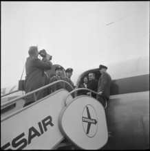 Max Petitpierre before leaving; 1957.