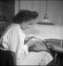 Woman Stuffing, around 1963.