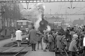 The last steam engine of the Swiss Federal Railways.
