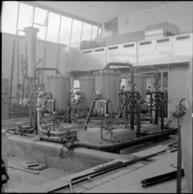 CERN cyclotron: cooling water equipment 1956.