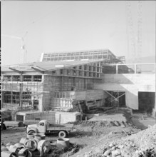 Building site of CERN proton synchrortron Laboratory 1956.