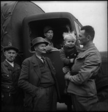 Quarantine camp for expatriate Swiss in Rheinfelden 1945.