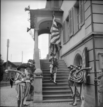 Standard-bearer of Obwalden voter's meeting 1944.