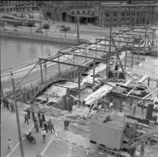 Renovation of the Walche bridge; 1957.