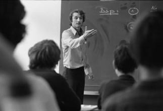 Teacher in Class, 1971.