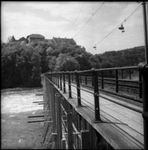 Rhine Falls bridge; 1958.