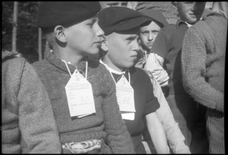 Refugees from Second World War, children from Serbia in Chiasso 1942.