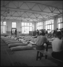 Diepoldsau refugee camp; 1938.