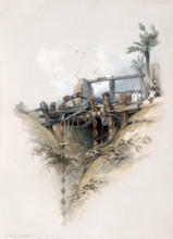 A Persian wheel used to raise water from the Nile