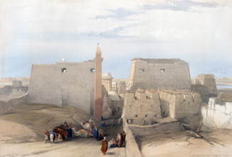 Great entrance to the Temple of Luxor