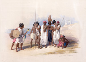 Group of Nubians in Wady Kardasey