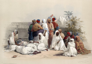 At the slave market in Cairo