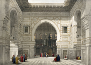 The interior of the mosque of Sultan El Ghoree