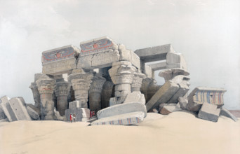 Temple ruins in Kom Ombo