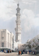 Minaret of the main mosque. Siout