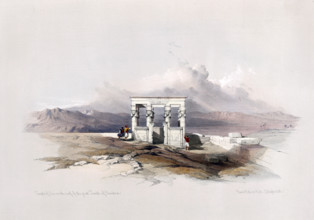 Temple of Isis on the roof of the Great Temple of Dendera