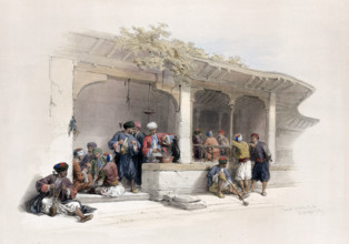 Cafe in the streets of Cairo