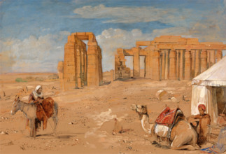 The Ramesseum in Thebes