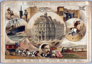 brotherly greeting from the New York Post Office