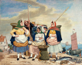 Fish market on the beach