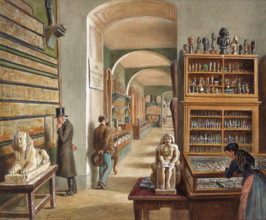 The second cabinet of the Egyptian collection